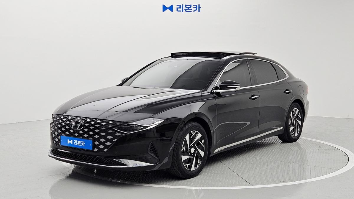 현대 더 뉴그랜저IG 하이브리드 2.4 HEV 르블랑 가솔린+전기 리본카 부산지점