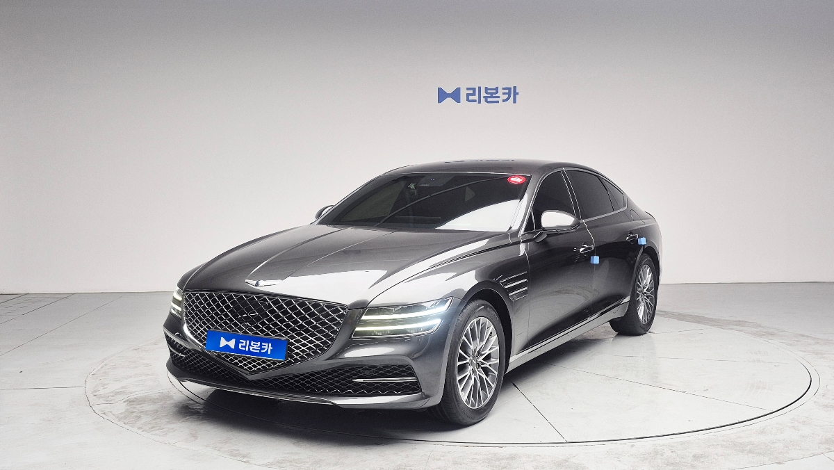 제네시스 더 올뉴G80 가솔린 2.5 2WD 기본형 가솔린 리본카 천안지점