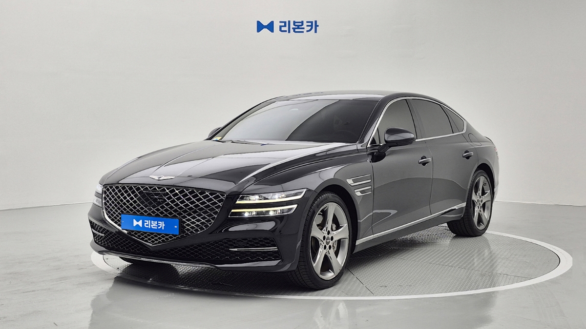 제네시스 더 올뉴G80 가솔린 3.5 AWD 기본형 가솔린 리본카 부산지점