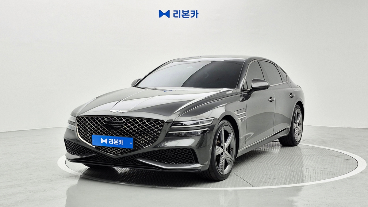제네시스 더 올뉴G80 가솔린 2.5 AWD 스포츠팩 가솔린 리본카 부산지점