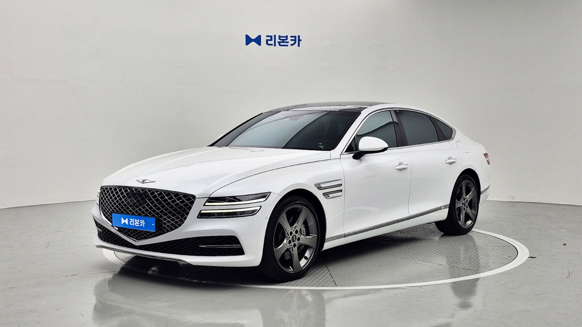 제네시스 더 올뉴G80 가솔린 2.5 AWD 기본형 가솔린 리본카 부산지점