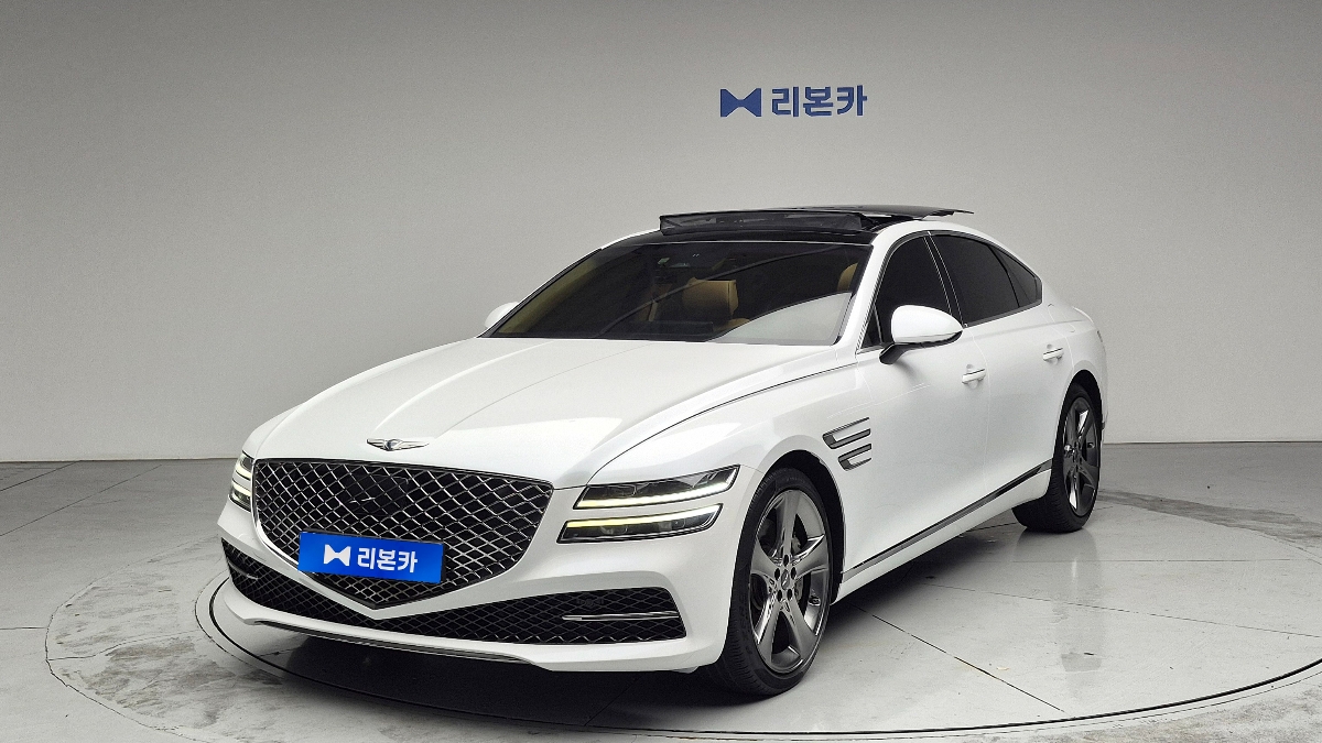 제네시스 더 올뉴G80 가솔린 2.5 AWD 기본형 가솔린 리본카 천안지점