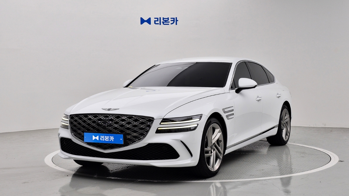제네시스 뉴 G80 가솔린 2.5 AWD 기본형 가솔린 리본카 부산지점