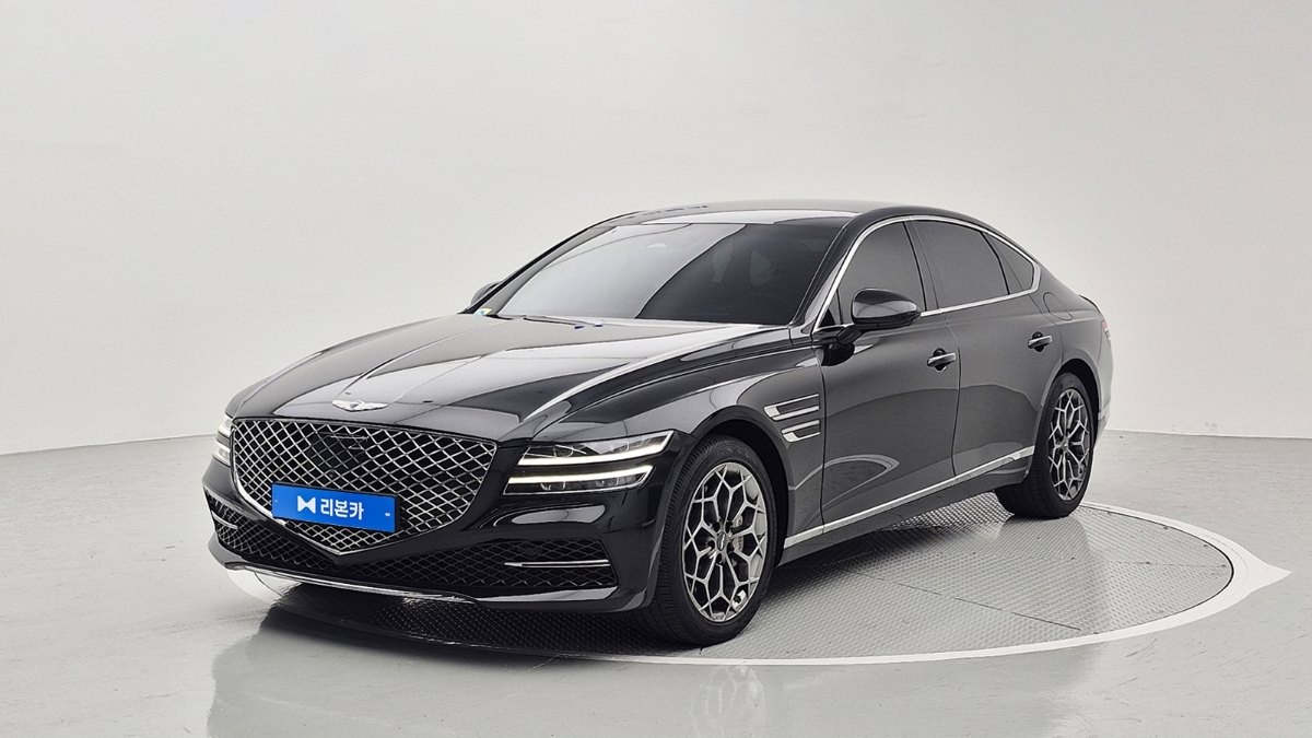 제네시스 더 올뉴G80 가솔린 3.5 2WD 기본형 가솔린 리본카 부산지점