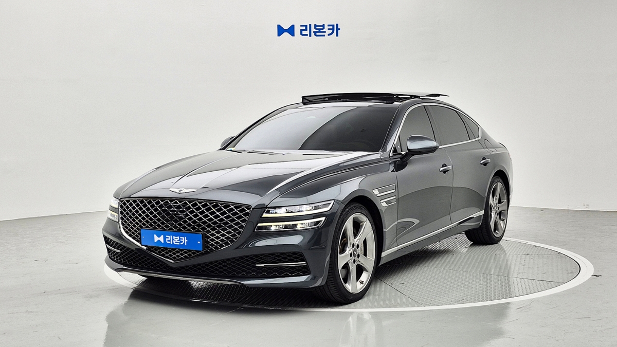 제네시스 더 올뉴G80 가솔린 2.5 AWD 기본형 가솔린 리본카 부산지점