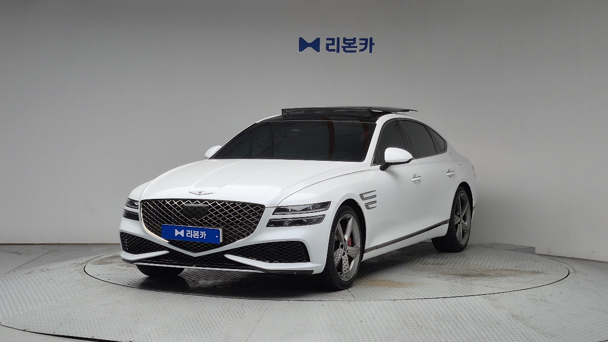 제네시스 더 올뉴G80 가솔린 3.5 AWD 스포츠팩 가솔린 리본카 동대구지점