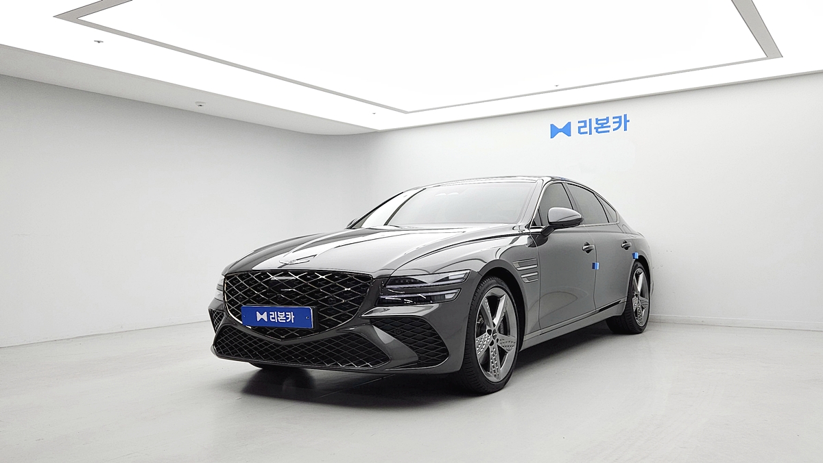 제네시스 뉴 G80 가솔린 2.5 AWD 스포츠팩 가솔린 리본카 일산지점