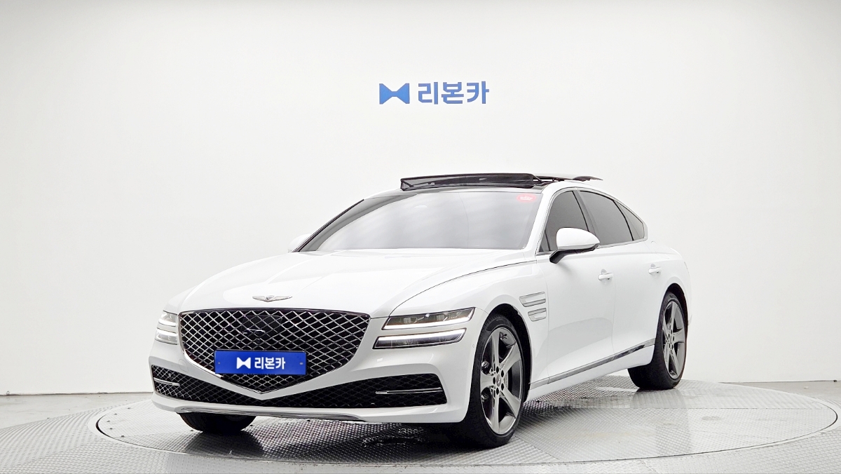 제네시스 더 올뉴G80 가솔린 2.5 2WD 기본형 가솔린 리본카 광주지점