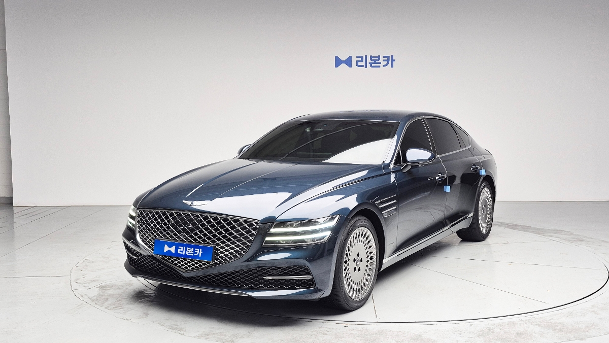 제네시스 더 올뉴G80 가솔린 3.5 2WD 기본형 가솔린 리본카 천안지점