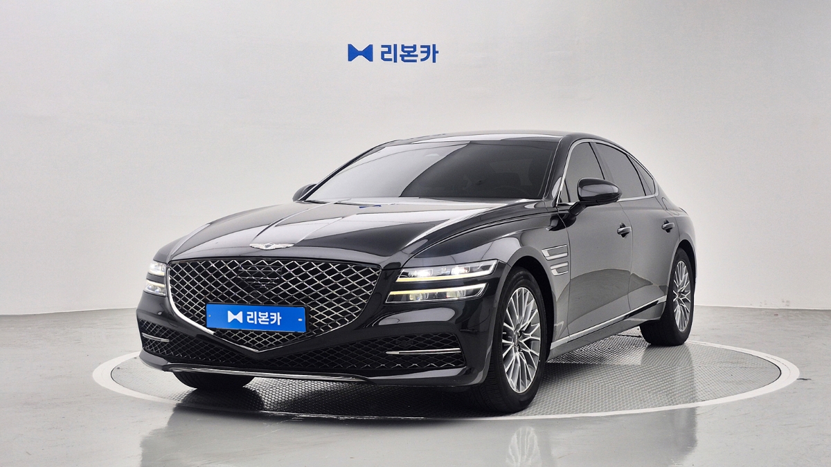 제네시스 더 올뉴G80 가솔린 2.5 AWD 기본형 가솔린 리본카 부산지점