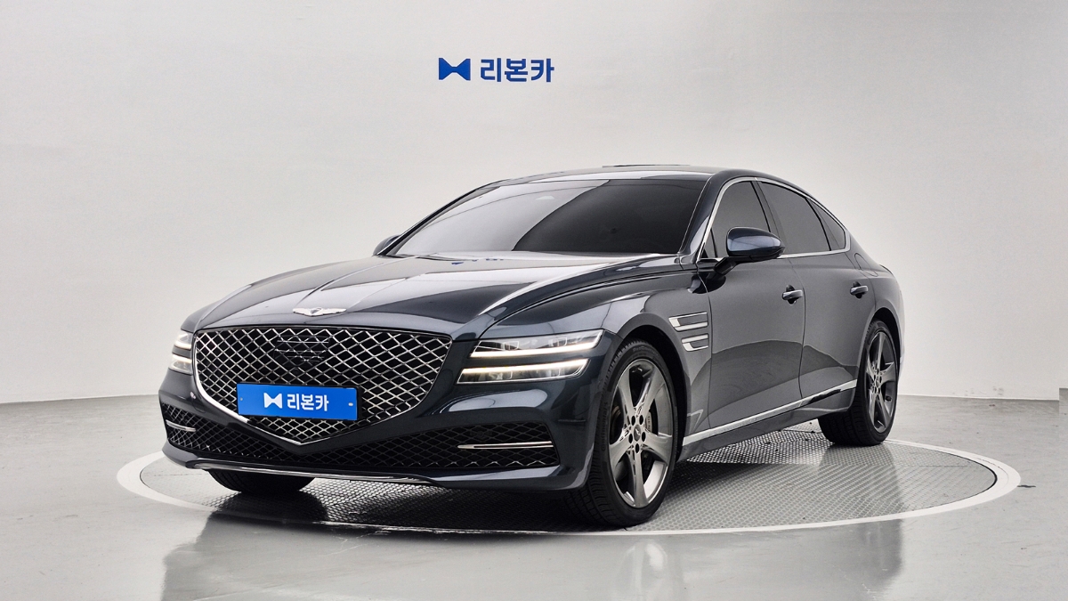 제네시스 더 올뉴G80 가솔린 2.5 AWD 기본형 가솔린 리본카 부산지점