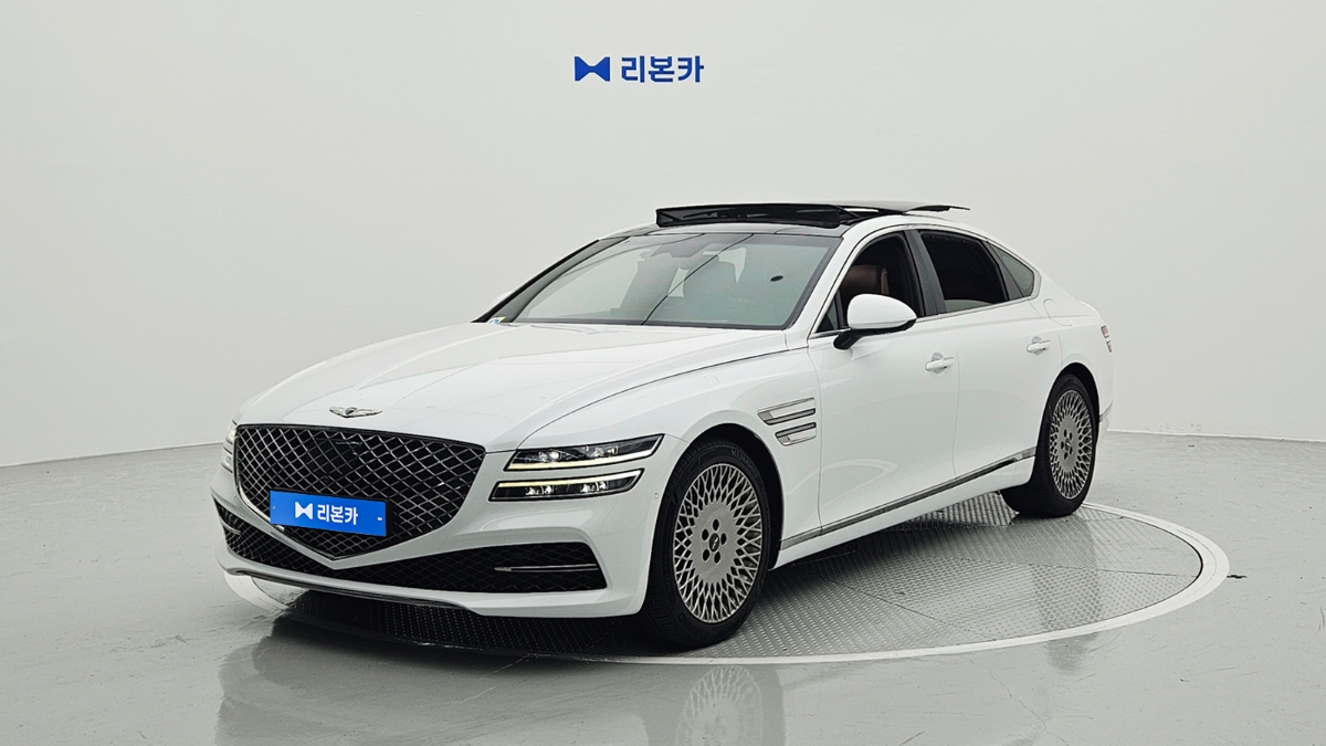 제네시스 더 올뉴G80 가솔린 2.5 AWD 기본형 가솔린 리본카 부산지점