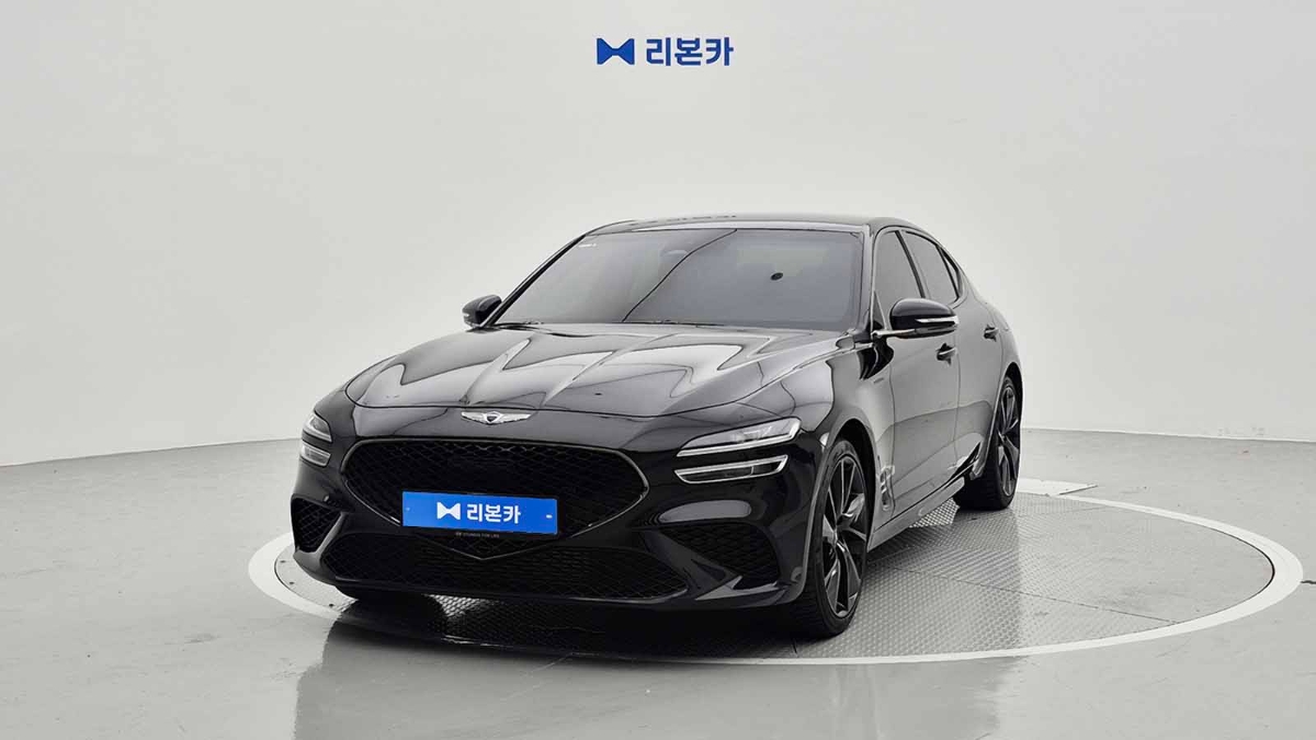 제네시스 더 뉴G70 가솔린 3.3T AWD 스포츠 패키지 가솔린 리본카 부산지점