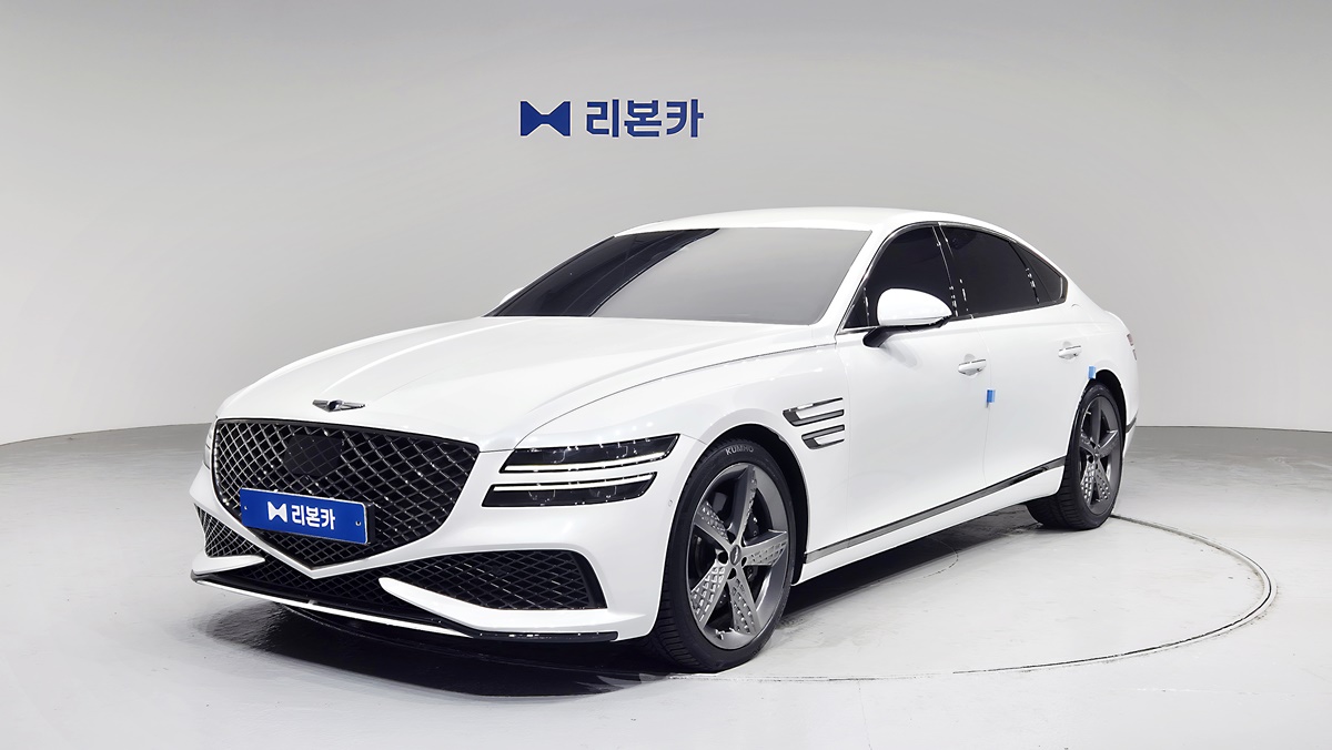 제네시스 더 올뉴G80 가솔린 2.5 AWD 스포츠팩 가솔린 리본카 청라지점