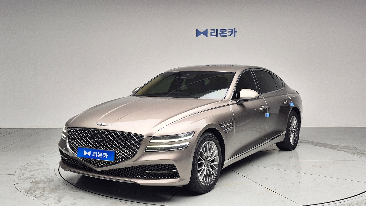 제네시스 더 올뉴G80 가솔린 2.5 2WD 기본형 가솔린 리본카 천안지점