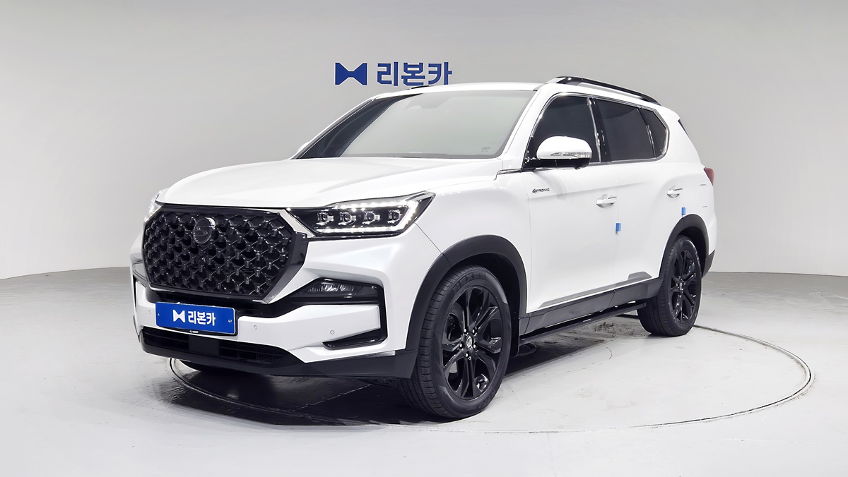 KG모빌리티(쌍용) 올 뉴렉스턴 2.2 4WD 더 블랙 디젤 리본카 청라지점