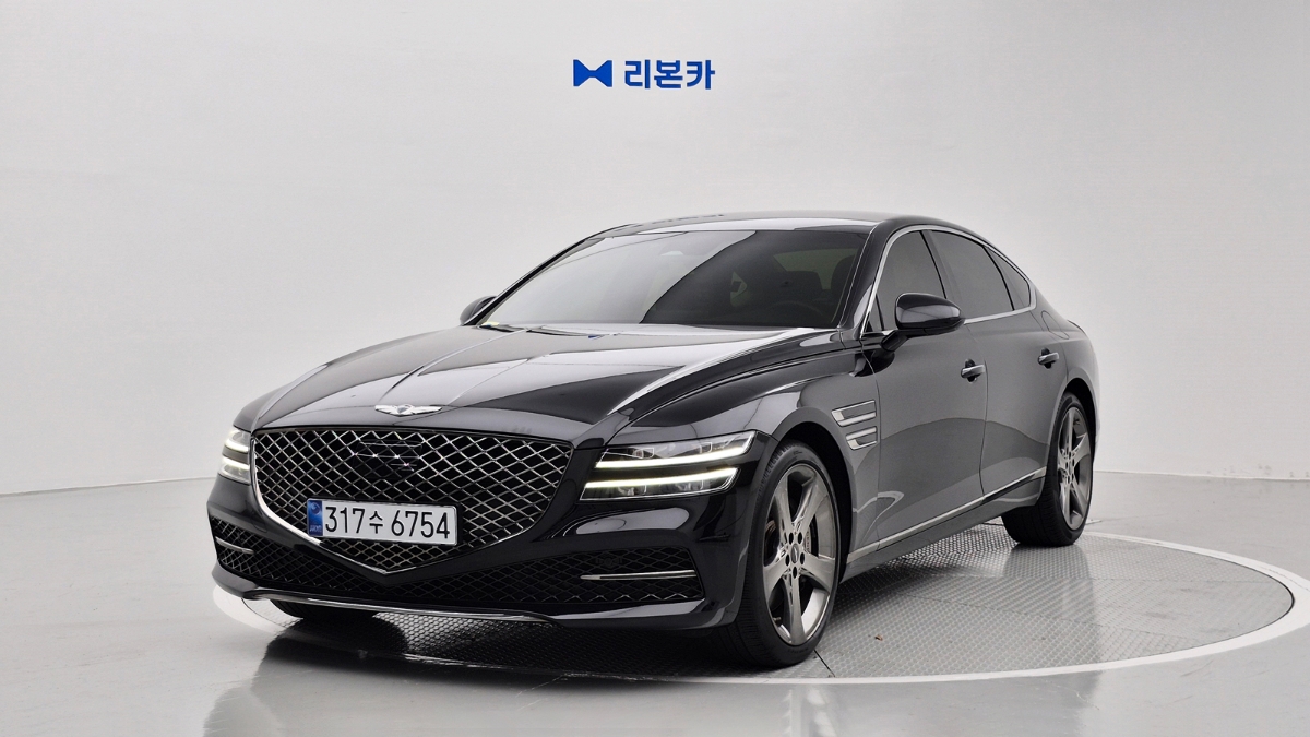 제네시스 더 올뉴G80 가솔린 2.5 AWD 기본형 가솔린 리본카 부산지점