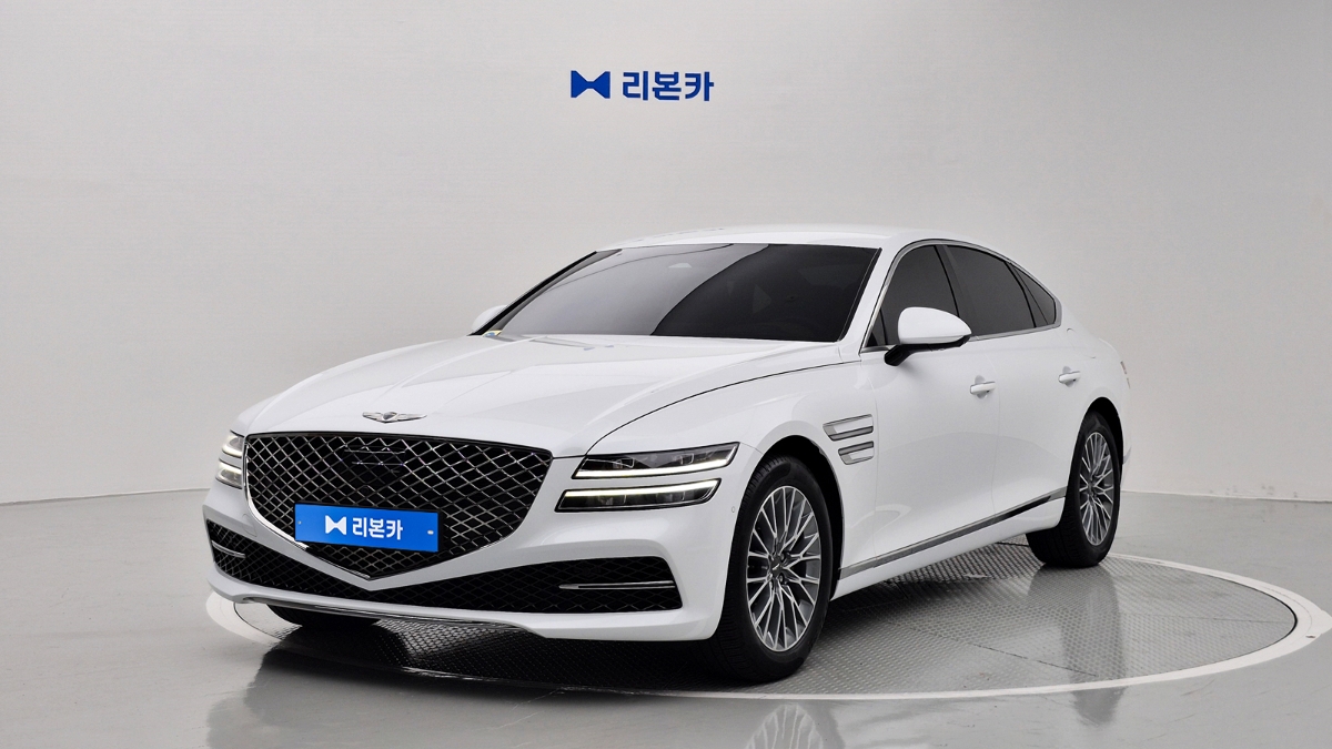 제네시스 더 올뉴G80 가솔린 2.5 2WD 기본형 가솔린 리본카 부산지점