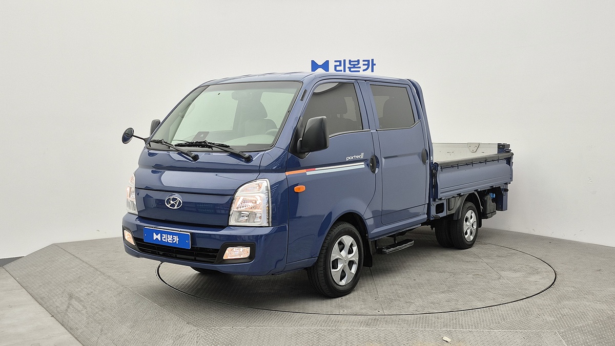 현대 포터II 파워게이트 더블캡 디젤 리본카 김포지점