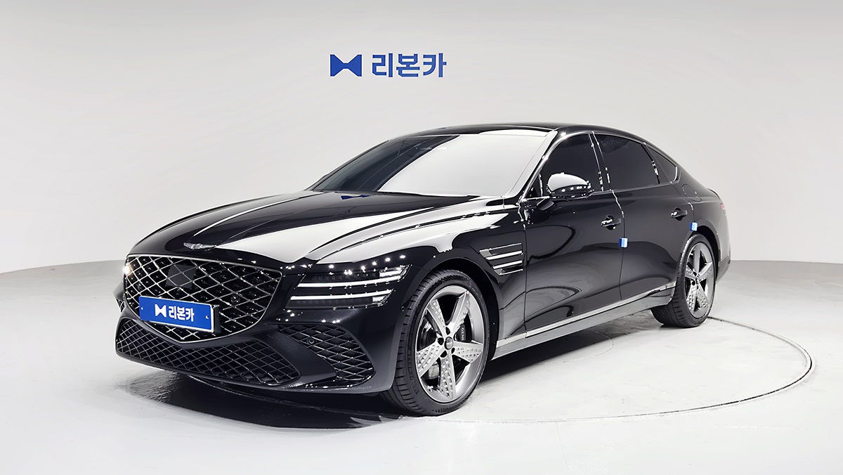 제네시스 뉴 G80 가솔린 3.5 AWD 스포츠팩 가솔린 리본카 청라지점