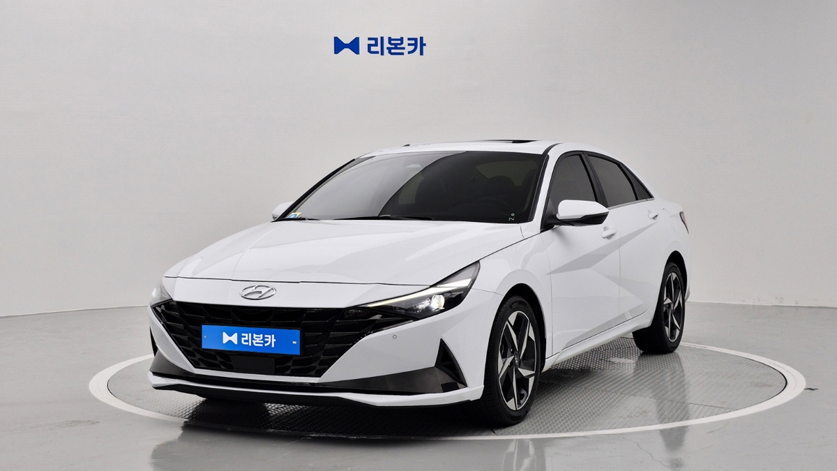 현대 아반떼(CN7) 1.6 가솔린 인스퍼레이션 가솔린 리본카 부산지점