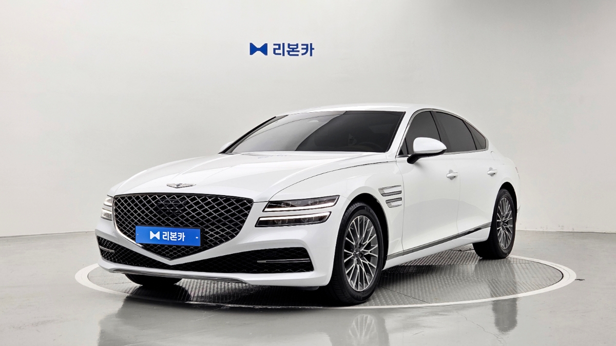 제네시스 더 올뉴G80 가솔린 2.5 AWD 기본형 가솔린 리본카 부산지점