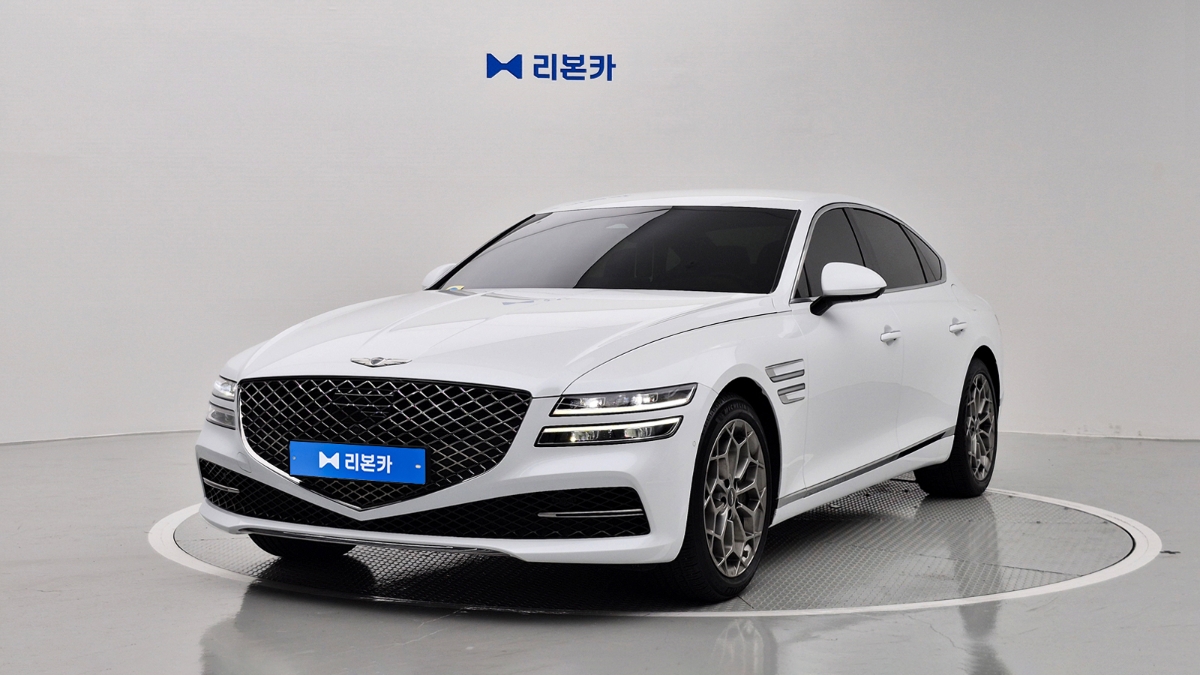 제네시스 더 올뉴G80 가솔린 2.5 2WD 기본형 가솔린 리본카 부산지점