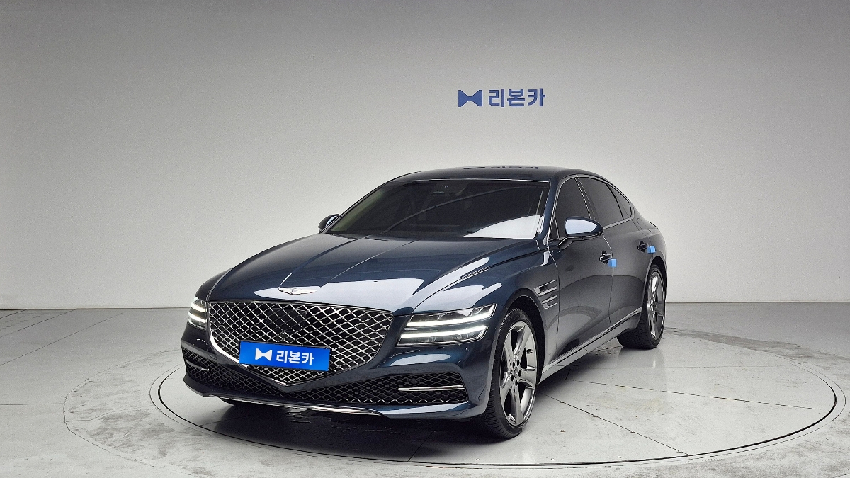 제네시스 더 올뉴G80 가솔린 2.5 2WD 기본형 가솔린 리본카 천안지점