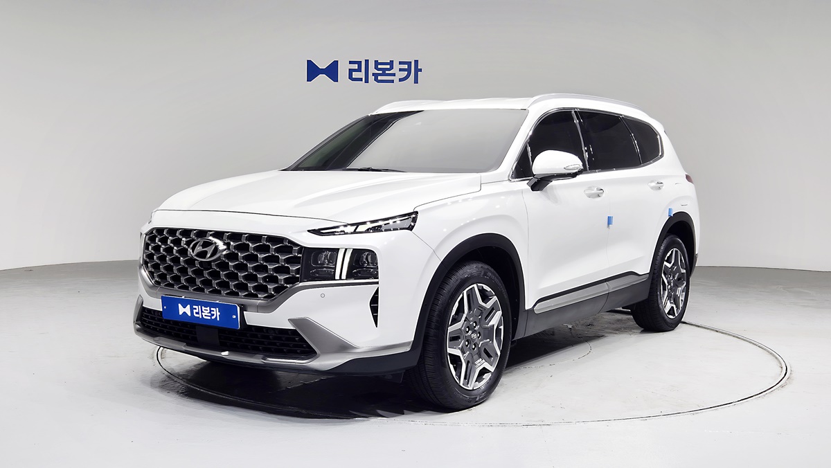 현대 더 뉴싼타페 하이브리드 1.6 HEV 2WD 프레스티지 가솔린+전기 리본카 청라지점