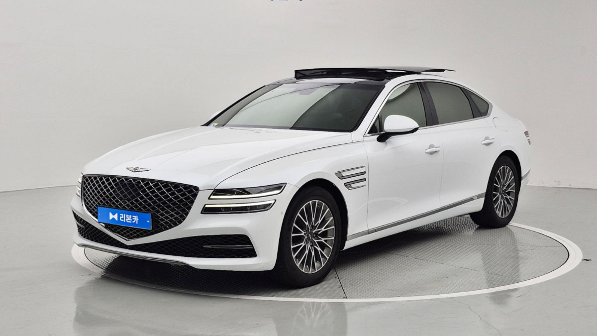제네시스 더 올뉴G80 가솔린 2.5 AWD 기본형 가솔린 리본카 부산지점