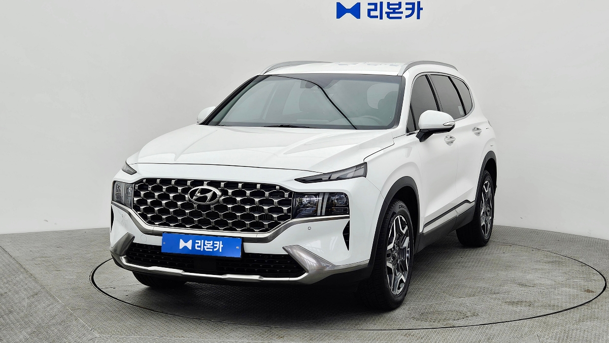 현대 더 뉴싼타페 하이브리드 1.6 HEV AWD 프레스티지 가솔린+전기 리본카 김포지점