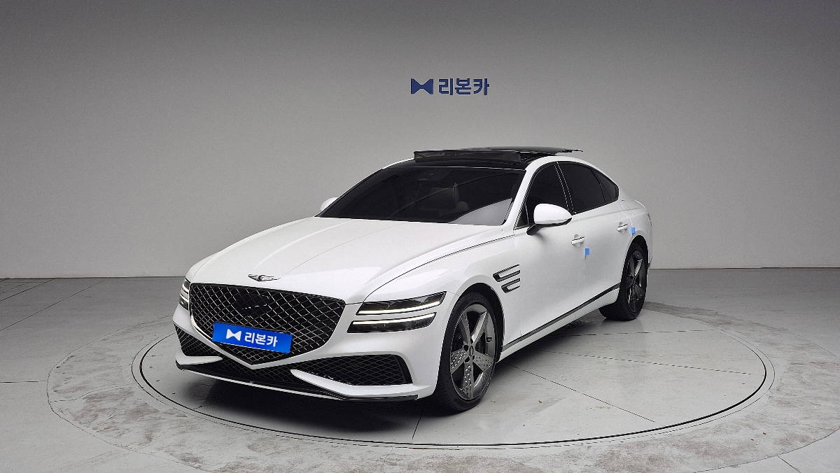 제네시스 더 올뉴G80 가솔린 2.5 AWD 스포츠팩 가솔린 리본카 천안지점