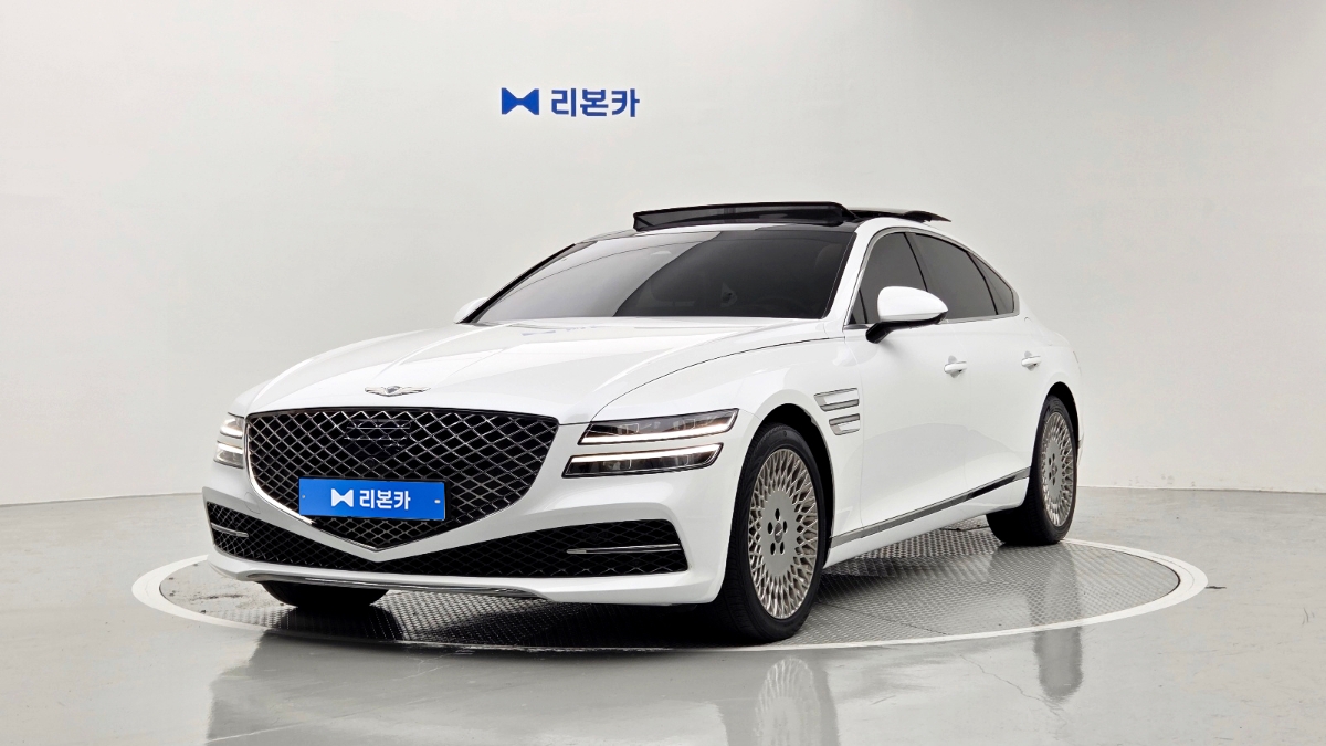 제네시스 더 올뉴G80 가솔린 2.5 AWD 기본형 가솔린 리본카 부산지점