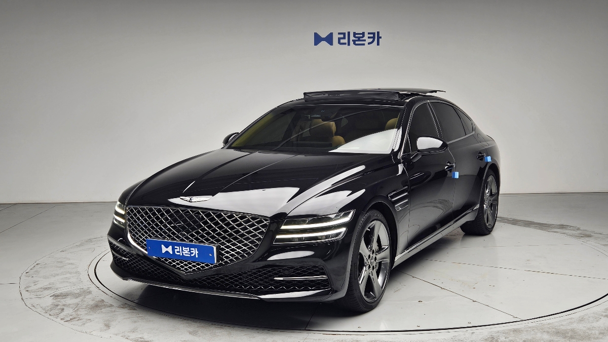 제네시스 더 올뉴G80 가솔린 3.5 AWD 기본형 가솔린 리본카 천안지점