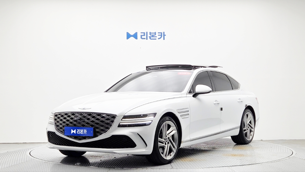 제네시스 뉴 G80 가솔린 2.5 2WD 기본형 가솔린 리본카 광주지점