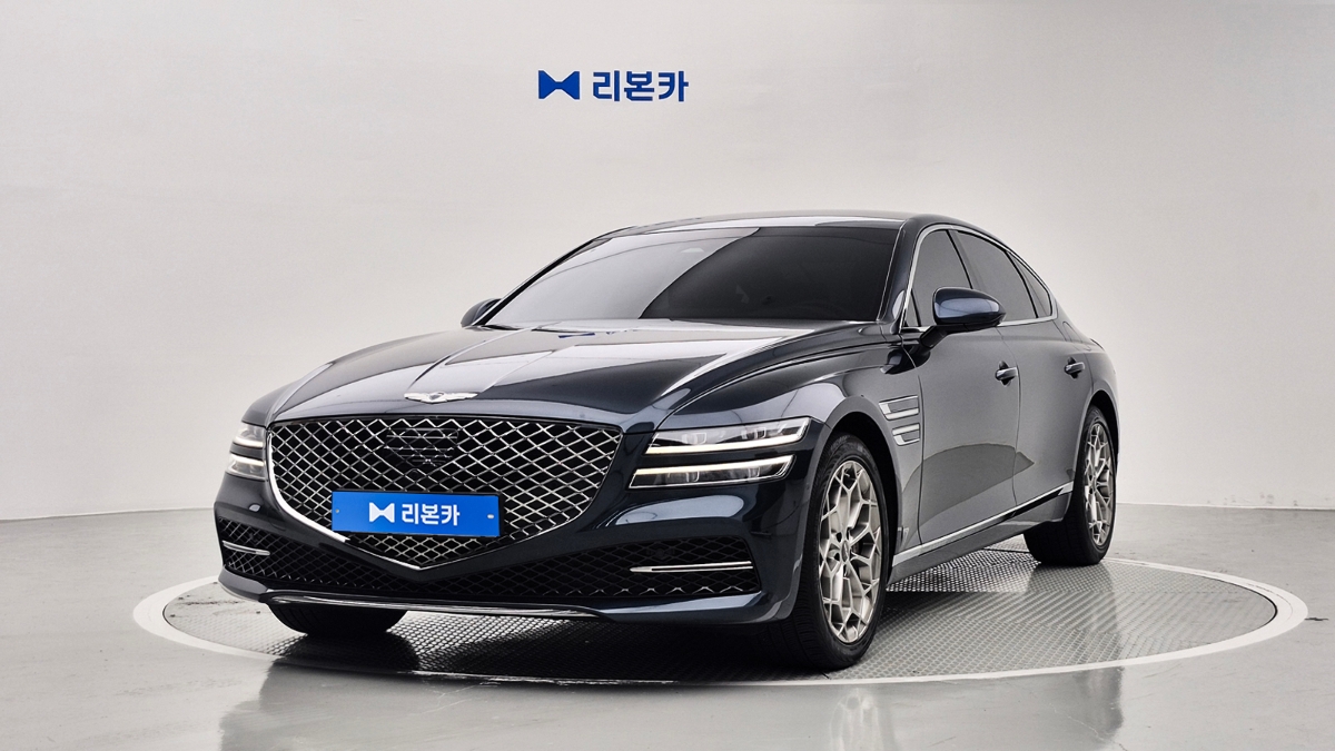 제네시스 더 올뉴G80 가솔린 2.5 AWD 기본형 가솔린 리본카 부산지점