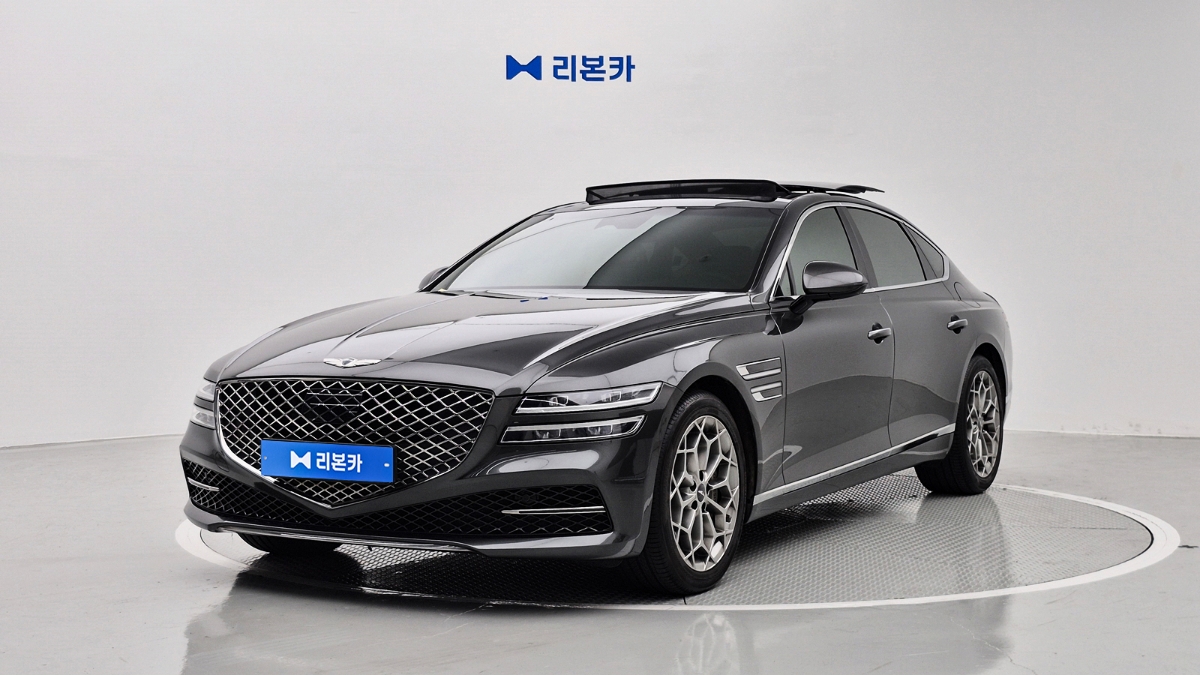 제네시스 더 올뉴G80 가솔린 2.5 AWD 기본형 가솔린 리본카 부산지점