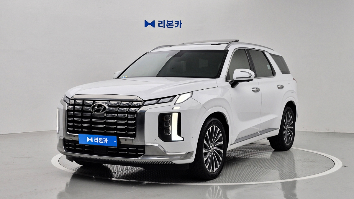 현대 더 뉴팰리세이드 3.8 가솔린 AWD 캘리그래피 가솔린 리본카 부산지점