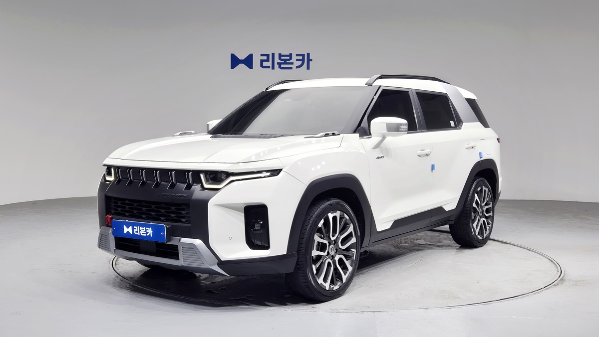 KG모빌리티(쌍용) 토레스 1.5 GDI-T 4WD T7 가솔린 리본카 청라지점
