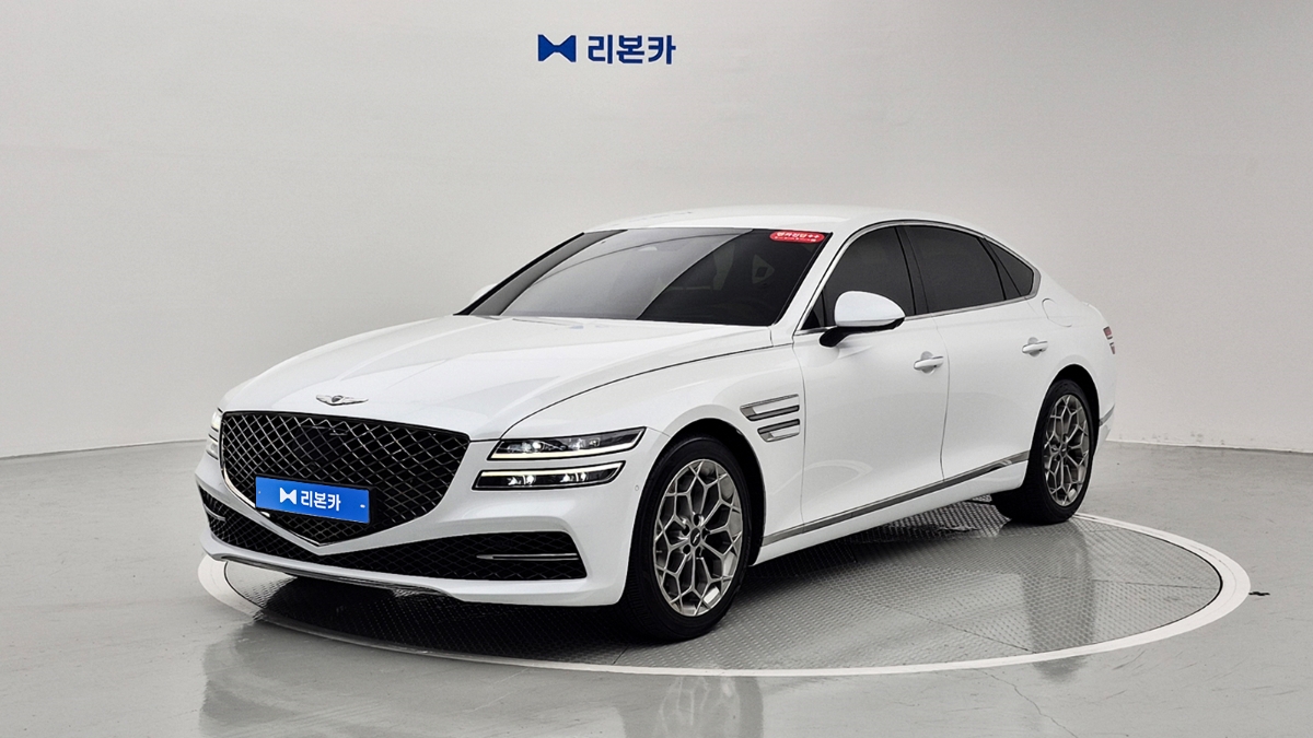 제네시스 더 올뉴G80 가솔린 2.5 AWD 기본형 가솔린 리본카 부산지점
