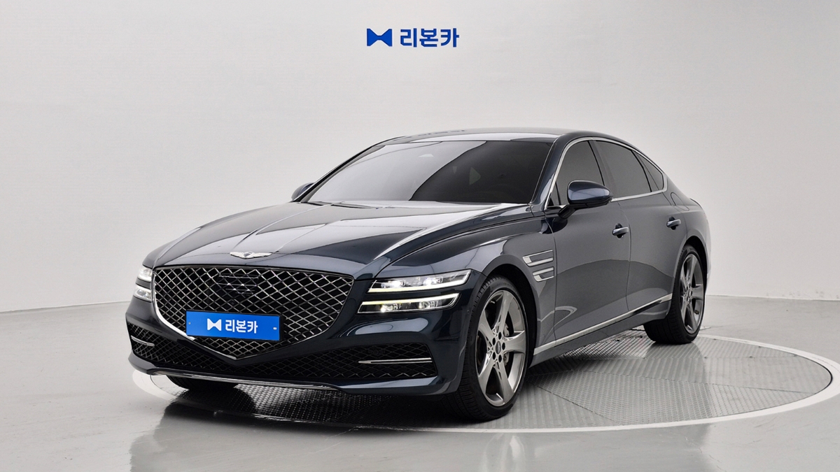 제네시스 더 올뉴G80 가솔린 3.5 AWD 기본형 가솔린 리본카 부산지점