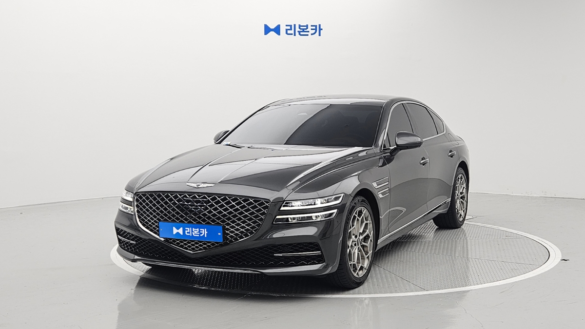 제네시스 더 올뉴G80 가솔린 3.5 AWD 기본형 가솔린 리본카 부산지점