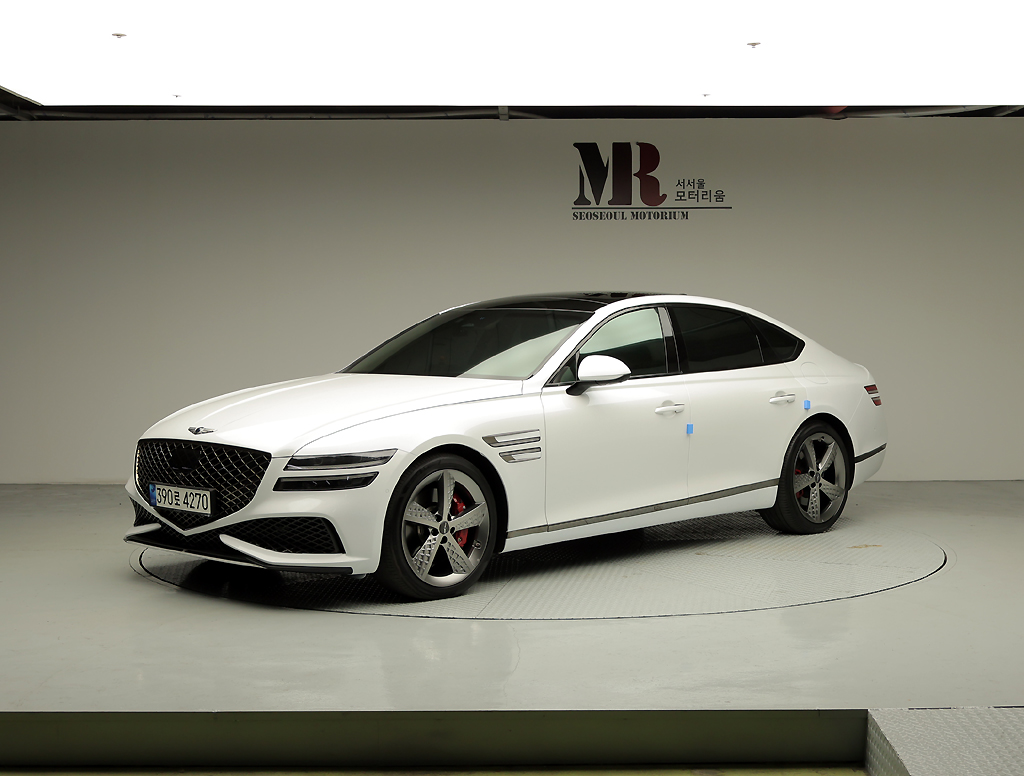 제네시스 더 올뉴G80 가솔린 3.5 AWD 스포츠팩 가솔린 중고차 렌트