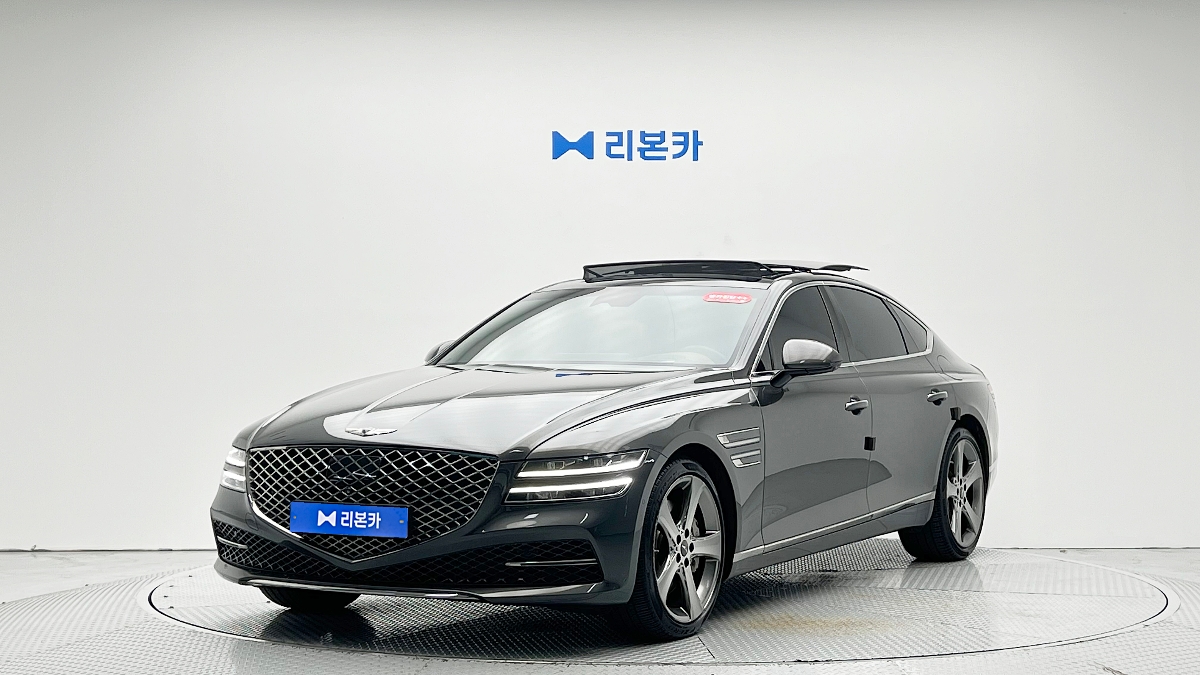 제네시스 더 올뉴G80 가솔린 2.5 AWD 기본형 가솔린 리본카 광주지점