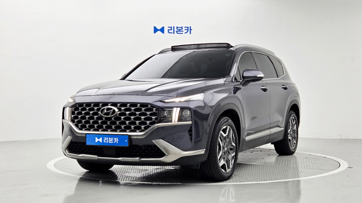 현대 더 뉴싼타페 하이브리드 1.6 HEV 2WD 프레스티지 가솔린+전기 리본카 부산지점