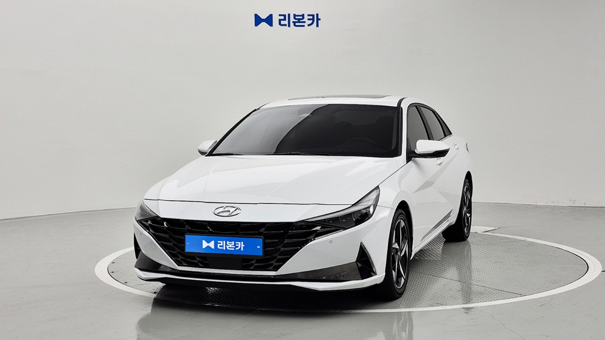 현대 아반떼(CN7) 1.6 가솔린 인스퍼레이션 가솔린 리본카 부산지점