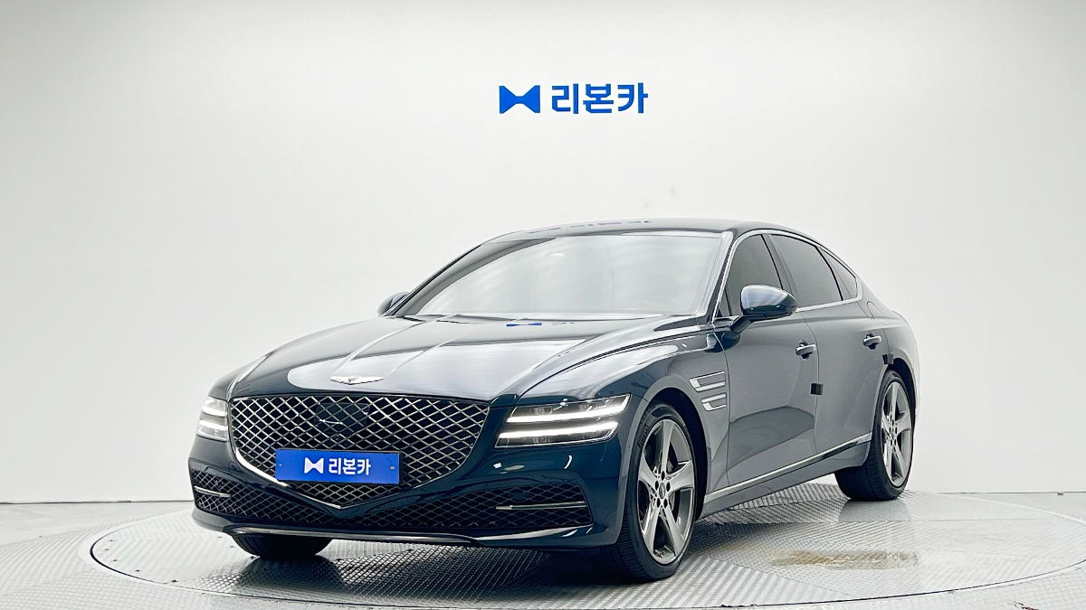 제네시스 더 올뉴G80 가솔린 2.5 AWD 기본형 가솔린 리본카 광주지점