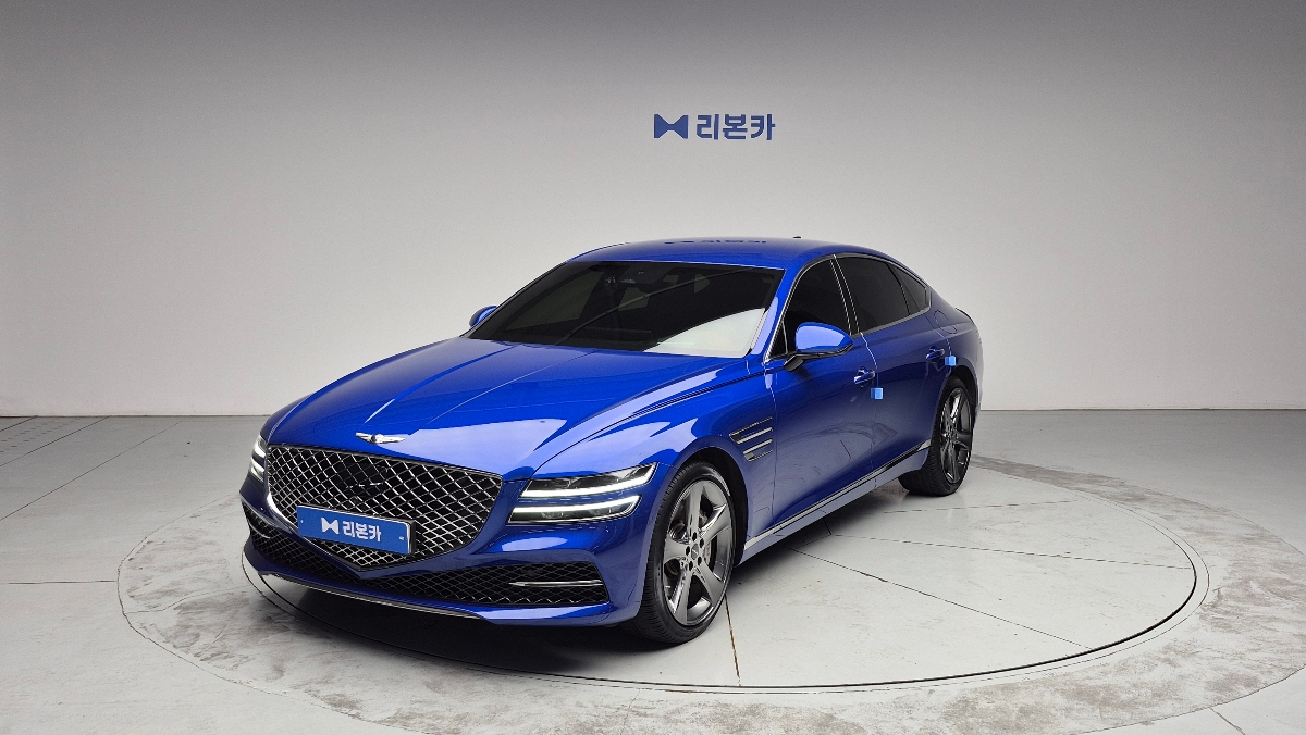 제네시스 더 올뉴G80 가솔린 2.5 2WD 기본형 가솔린 리본카 천안지점