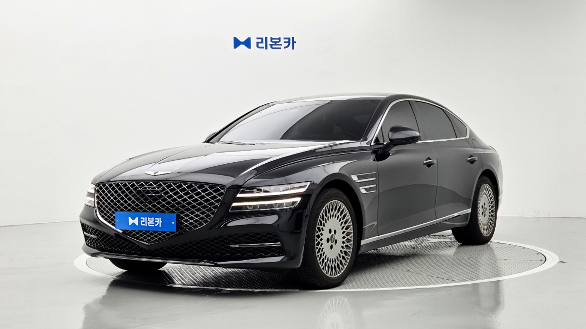 제네시스 더 올뉴G80 가솔린 3.5 2WD 기본형 가솔린 리본카 부산지점