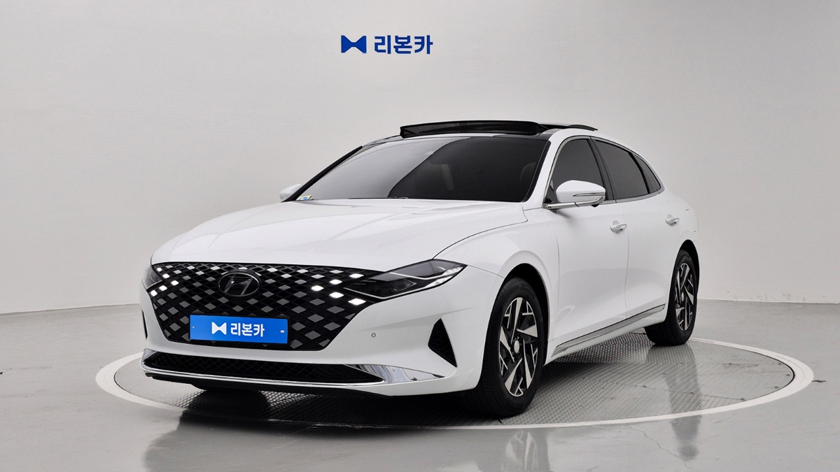 현대 더 뉴그랜저IG 하이브리드 2.4 HEV 르블랑 가솔린+전기 리본카 부산지점